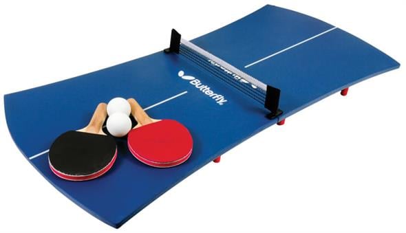 Butterfly Mini Slimline Table Tennis Table - Blue