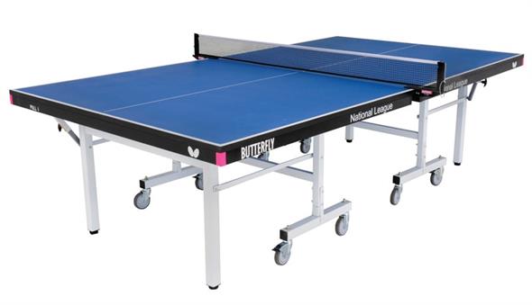 Butterfly National League 25 Indoor Table Tennis Table - Blue