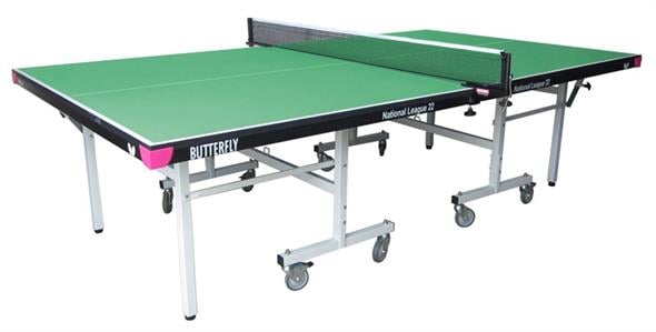 Butterfly National League 22 Indoor Table Tennis Table - Green