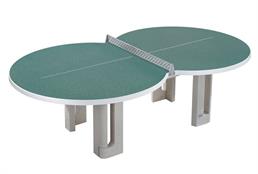 Butterfly Figure Eight Polymer Concrete Outdoor Table Tennis Table