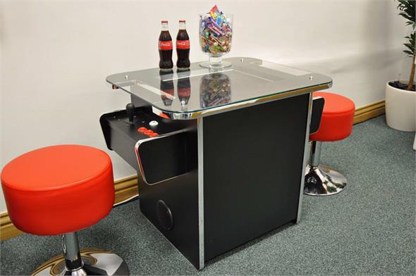 GamePro Invader 60 Cocktail Arcade Machine - Black