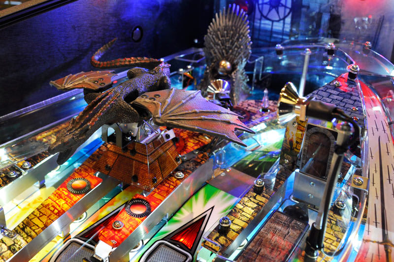 Game of Thrones Pinball Machine - Dragon Model