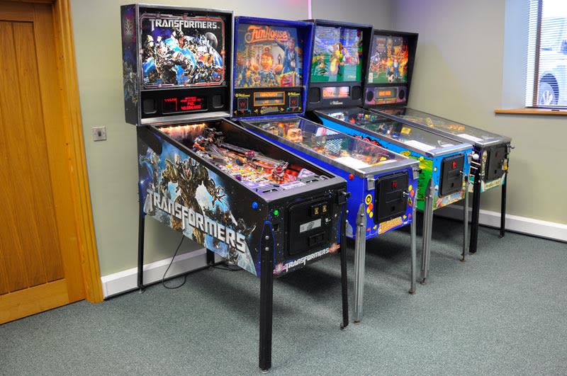 Transformers Pinball Machine - in Showroom