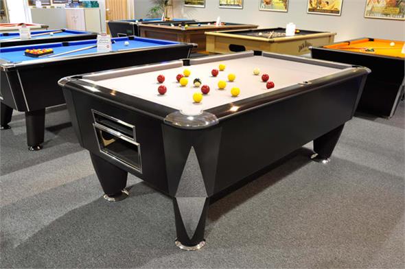 Sam Atlantic Champion BAPTO (Black Titanium) Pool Table - 6ft 7ft