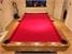 Diamond Billiards American Pool Table in Golden Oak - Top Rail