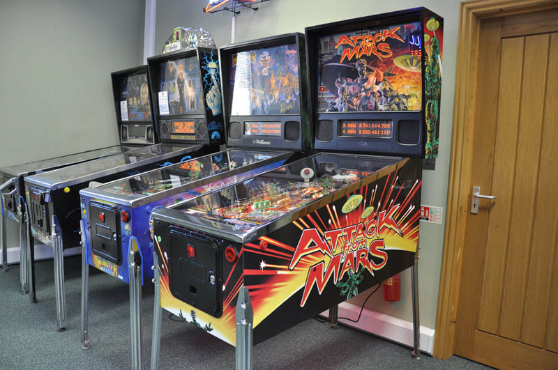 Attack From Mars Pinball Machine - in Home Leisure Direct Showroom