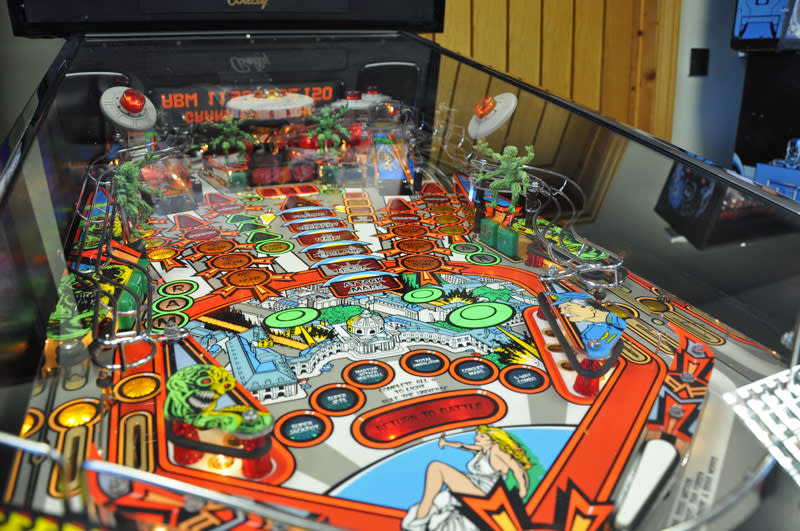 Bally Attack From Mars Pinball Machine - Playfield