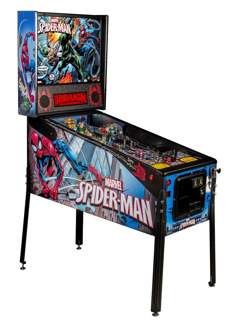 Spider-Man Vault Edition Pinball Machine - Full View