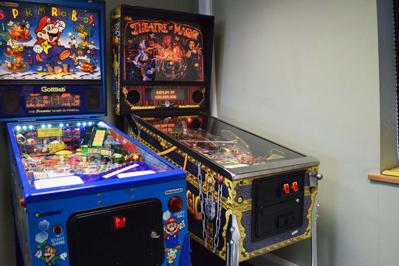 Theatre of Magic Pinball Machine in Showroom