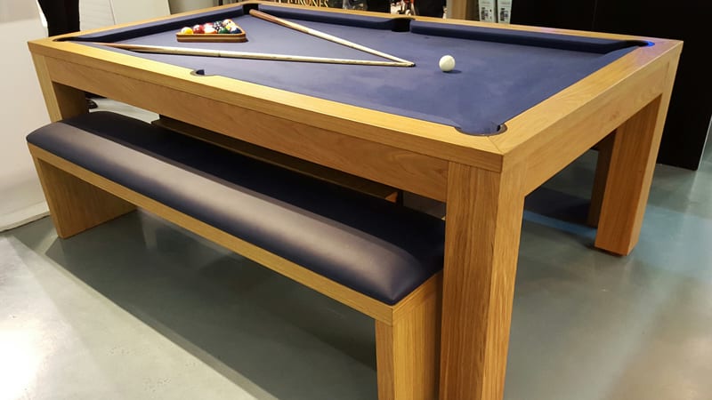 Ex Demo Billards Montfort Lewis Pool Dining Table in Oak