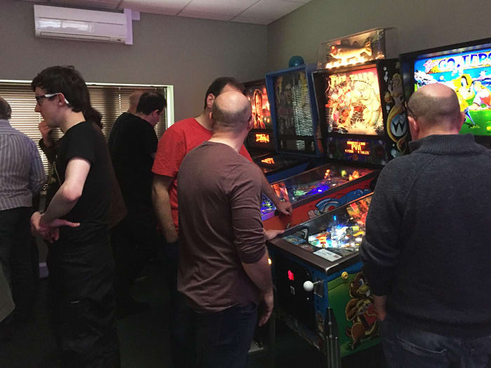 South West Pinball League at the HLD Showroom