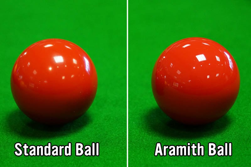 Game Ball Cueball White 52,4 Snooker Aramith pro Cup 6 Dots Red 