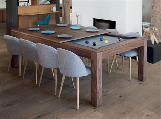 Aramith Fusion Pool Dining Table in Wood - 7.5ft