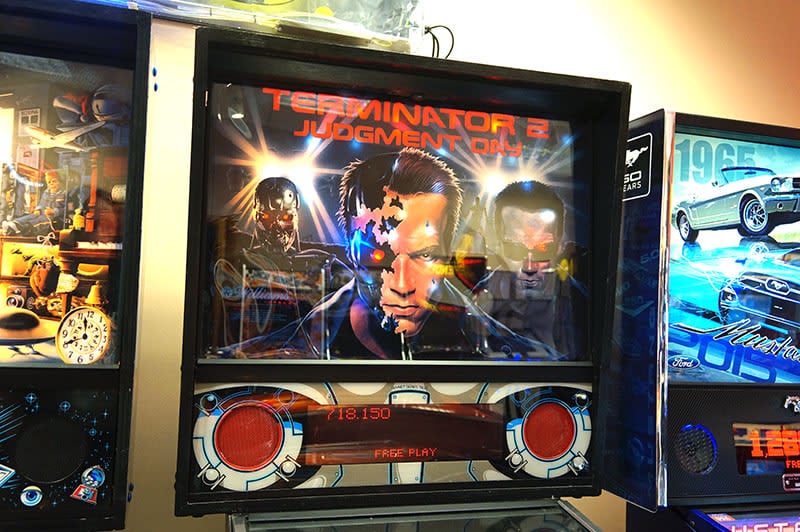 Terminator 2 Pinball machine - Backbox