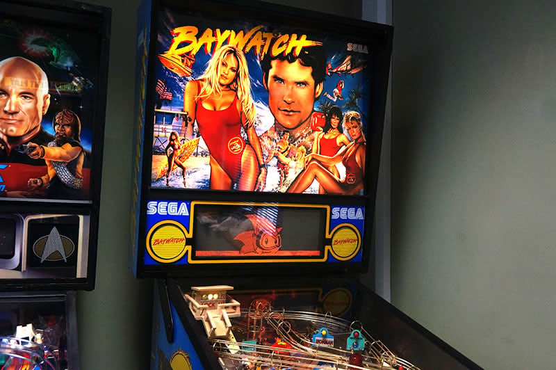 Baywatch Pinball Machine - Backbox