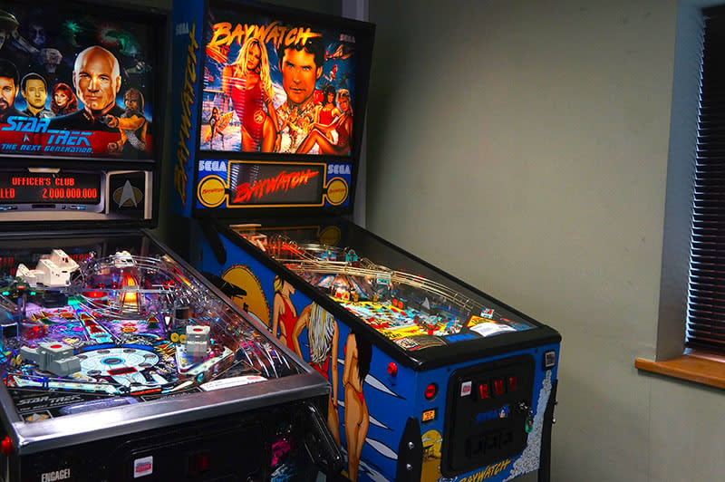 Baywatch Pinball Machine - In Showroom