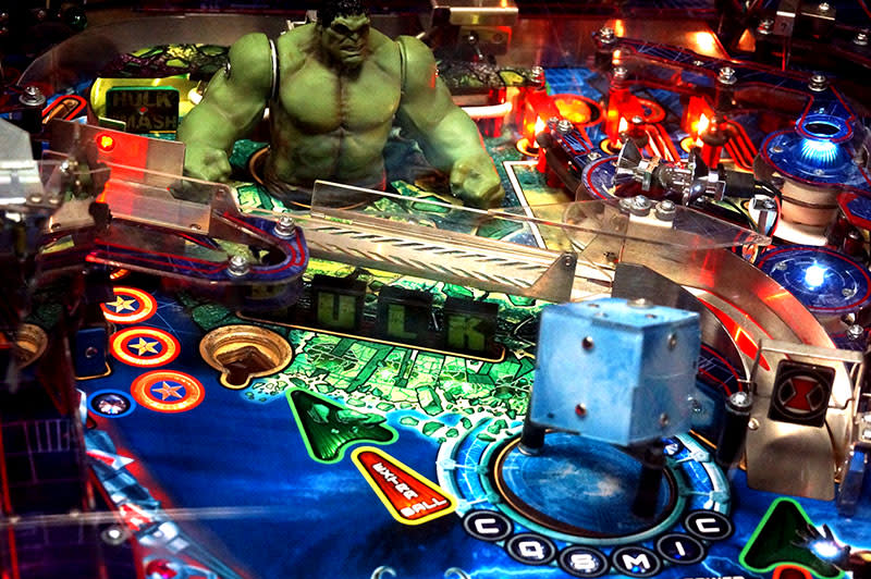 The Avengers Pinball Machine - Black Widow Ramp