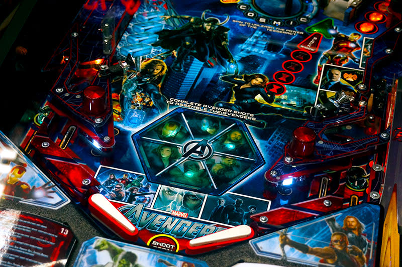 The Avengers Pinball Machine - Flippers