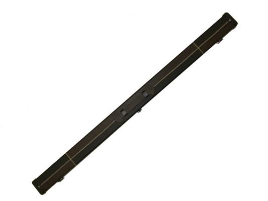 3/4 Black/Brown Leatherette Case
