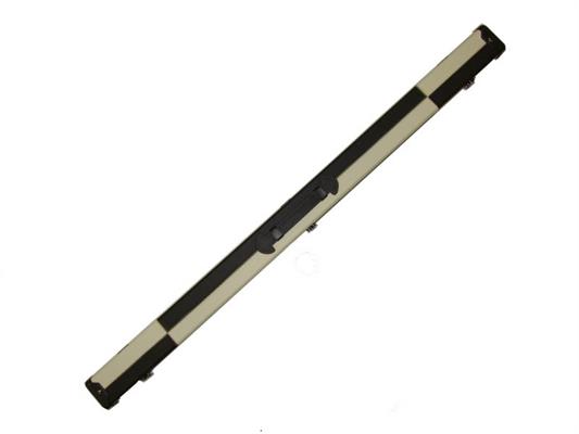3/4 Black/White Leatherette Case