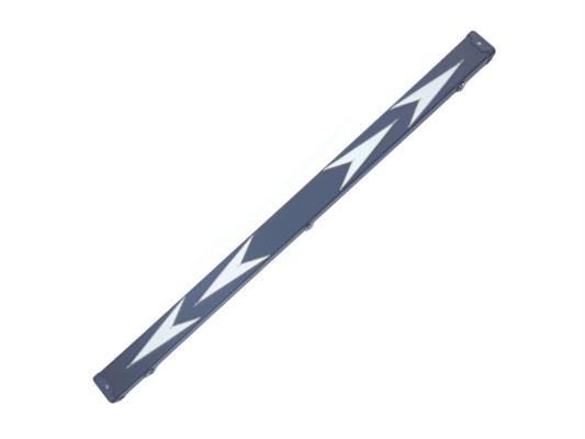 3/4 Black/White Arrow Leatherette Case