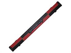 2 Piece Black/Red Leatherette Case