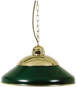 Solo Green Brass Lamp
