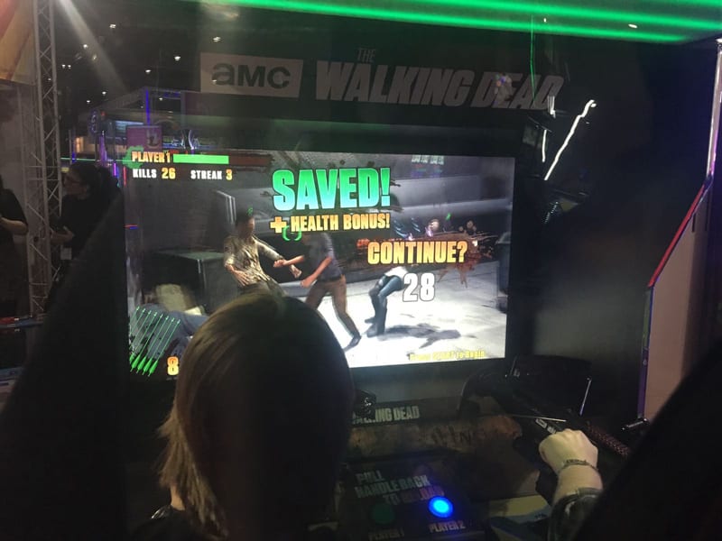 The Walking Dead Arcade Machine