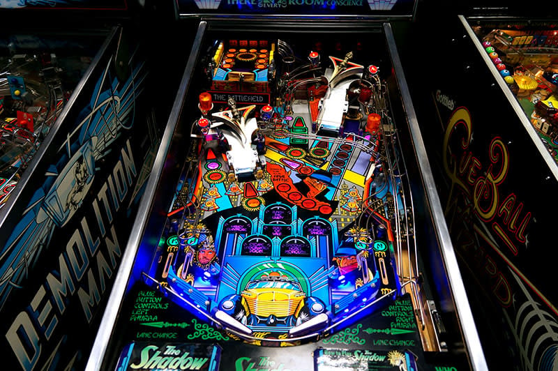 The Shadow: Colour LED Upgraded Pinball Machine - Playfield