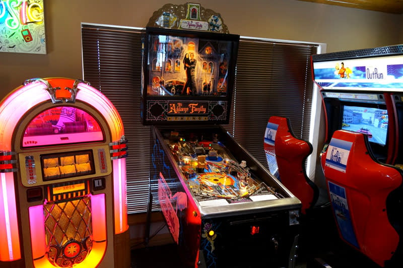 The Addams Family Pinball Machine - In Showroom