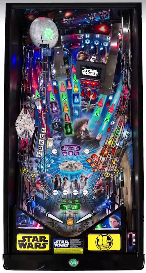 Star Wars Premium Pinball Machine - Playfield Overview