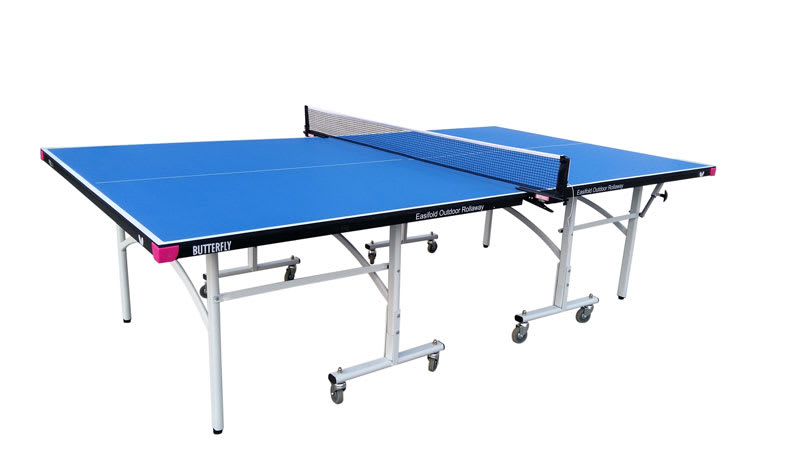 1300528BL Butterfly Easifold Outdoor Table Tennis Table - Blue