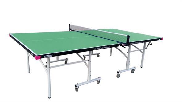 Butterfly Easifold Outdoor Table Tennis Table - Green