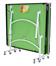 1310123 Butterfly Easifold Indoor Table Tennis Table - Green - Folded