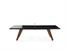 RS Barcelona Stationary Table Tennis Table - Black - Side