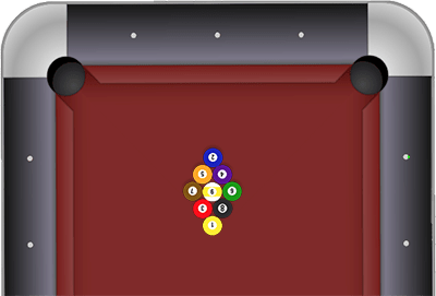 9 Ball Rack - 9 Ball on Spot