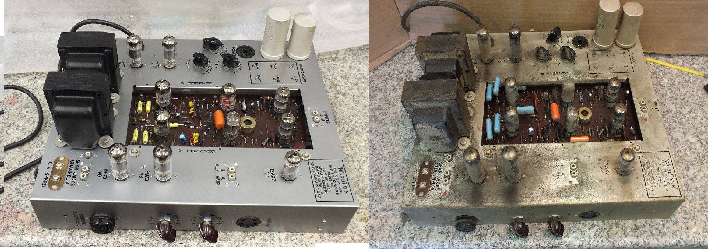 Wurlitzer 2500 Vinyl Jukebox - Restoration