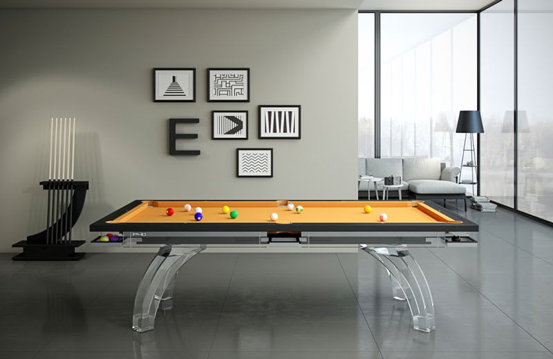 Etrusco P40 Pool Table Demi Plexiglass, Plexiglass Pool Table Cover