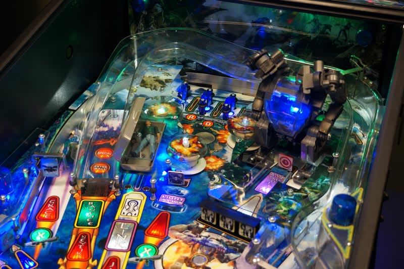 Avatar Pinball Machine Upper Playfield