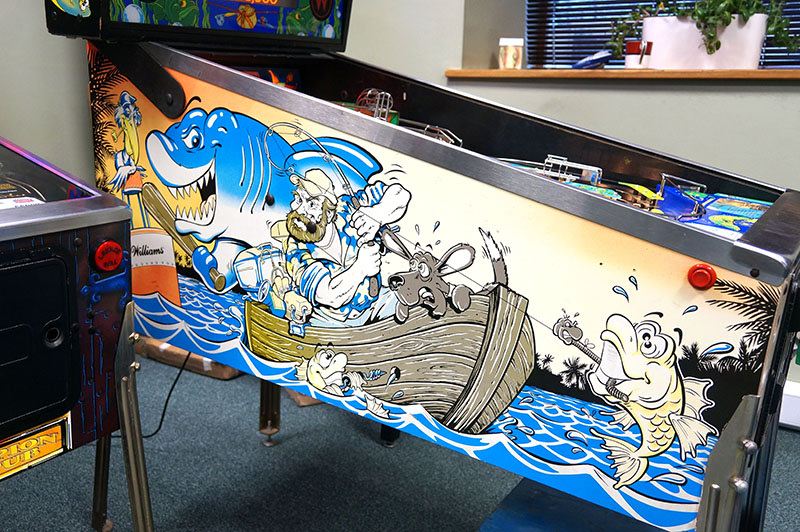 Fish Tales Pinball Machine - Cabinet Left