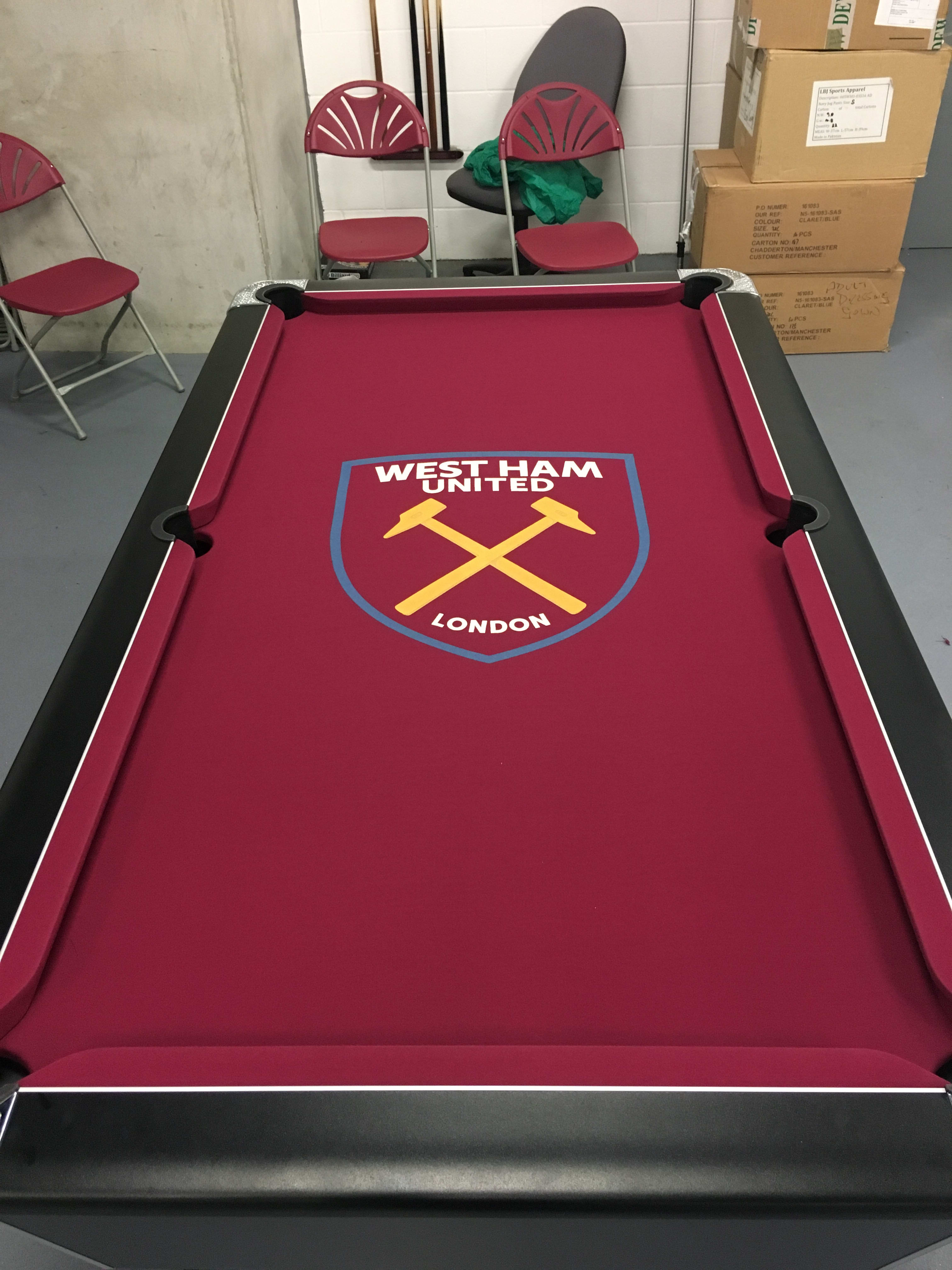 West Ham Pool Table Installation!