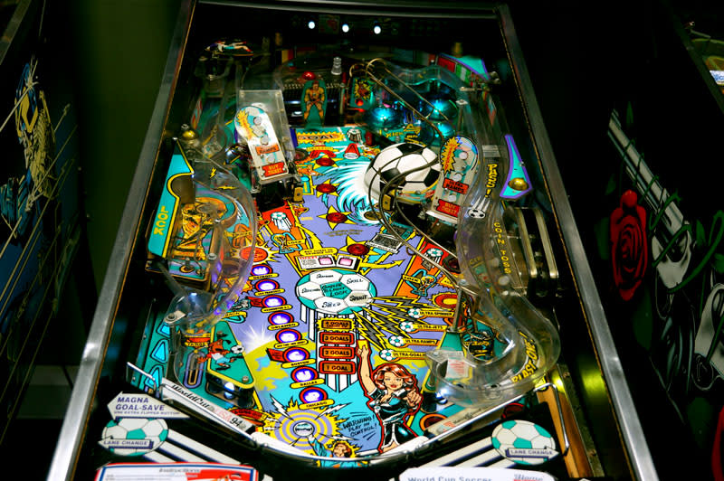 World Cup Soccer Pinball Machine - Playfield