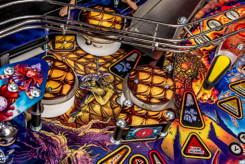 Iron Maiden Premium Pinball Machine - Bumper Artwork