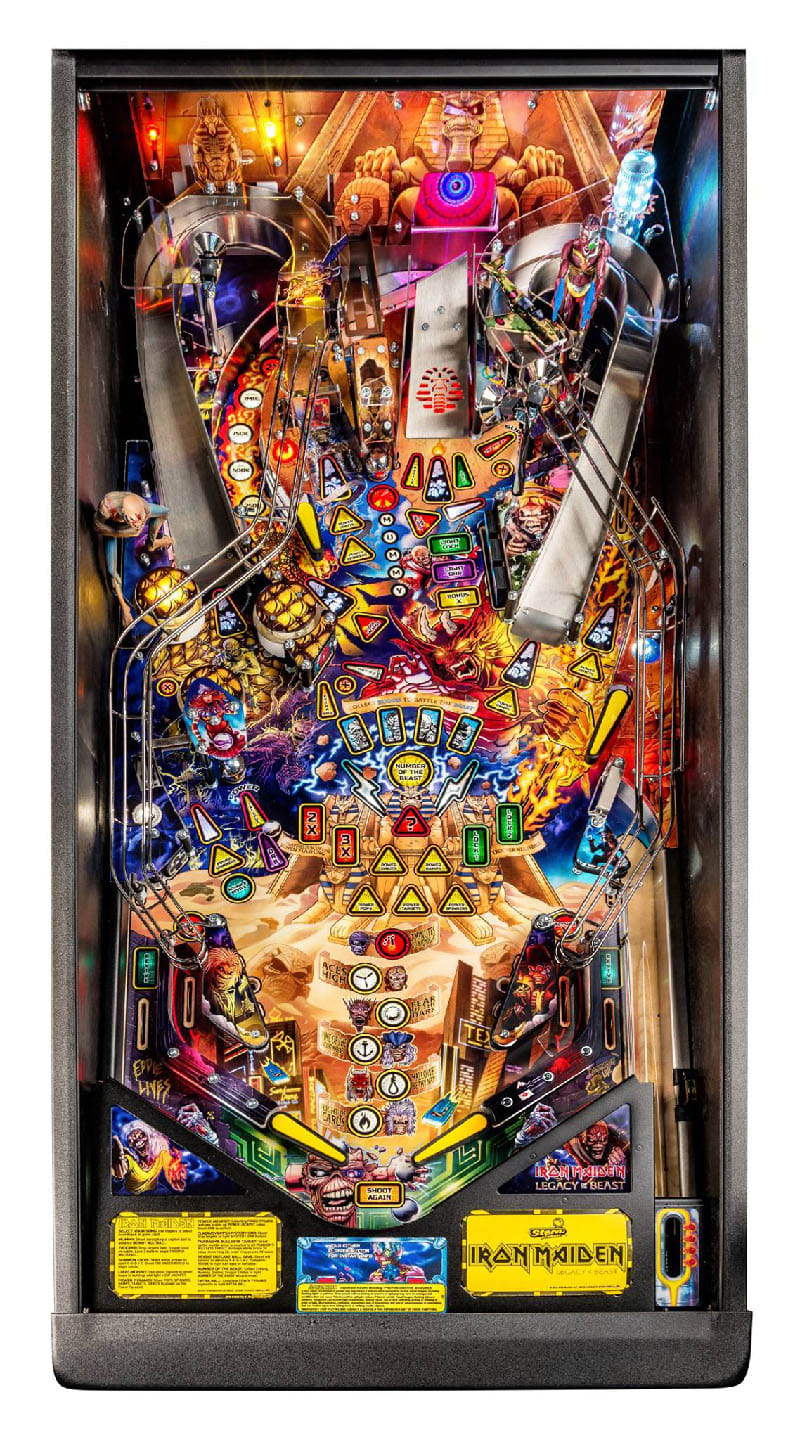 Iron Maiden Premium Pinball Machine - Playfield Plan