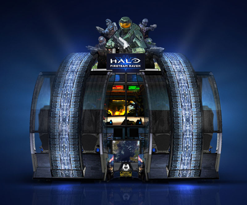 Halo: Fireteam Raven Arcade Machine Cabinet