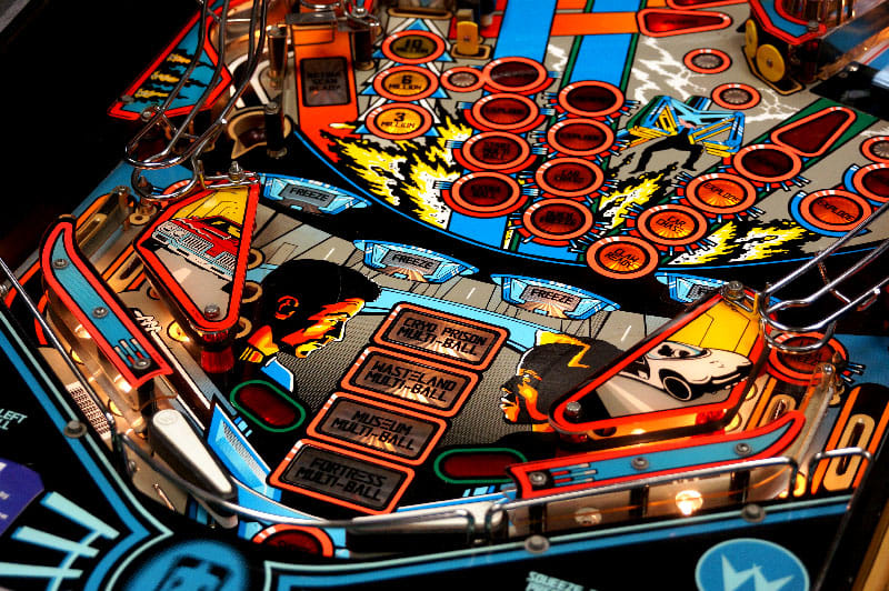 Demolition Man Pinball Machine - Flippers