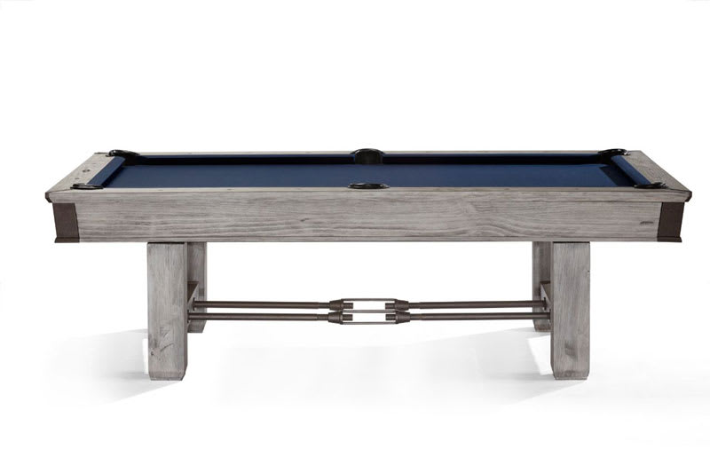 Brunswick Canton Pool Table - Rustic Grey - Side