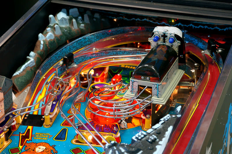 Bram Stoker's Dracula Pinball Machine - Upper Playfield
