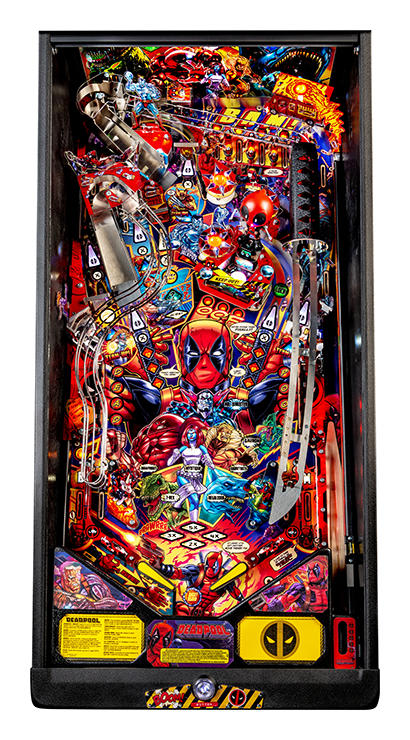 Deadpool Pro Pinball Machine - Playfield Plan