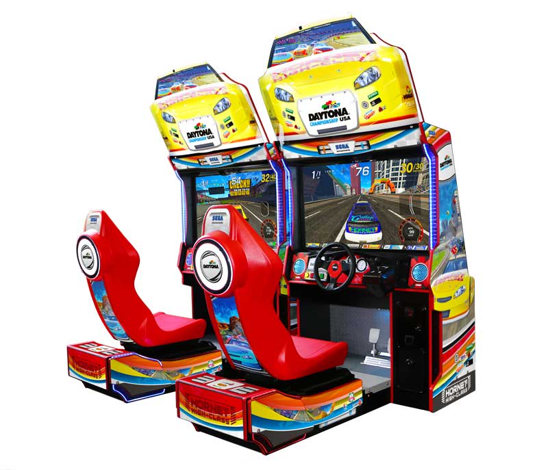 Daytona Championship USA Twin Arcade Machine For Sale